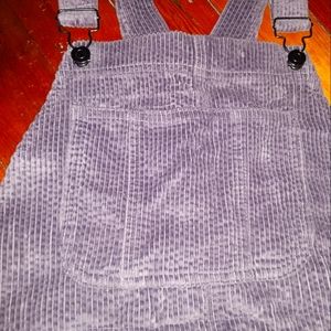 Wild Fable corduroy overall dress purple lilac small